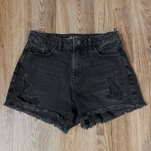 Wild Fable Black Ripped Jean Shorts
